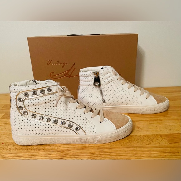 Vintage Havana NEW Excel High Top Sneaker Women Size 7.5 - Picture 3 of 4